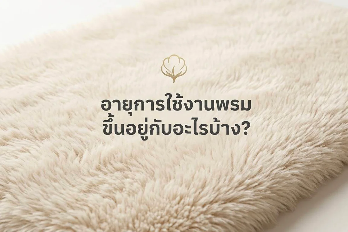 อายุการใช้งานของพรมขึ้นอยู่กับอะไรบ้าง