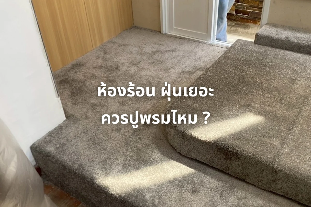 ห้องร้อน ฝุ่นเยอะ ควรปูพรมไหม?