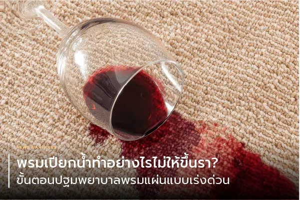 พรมเปียกน้ำทำอย่างไรไม่ให้ขึ้นรา? ขั้นตอนปฐมพยาบาลพรมแผ่นแบบเร่งด่วน